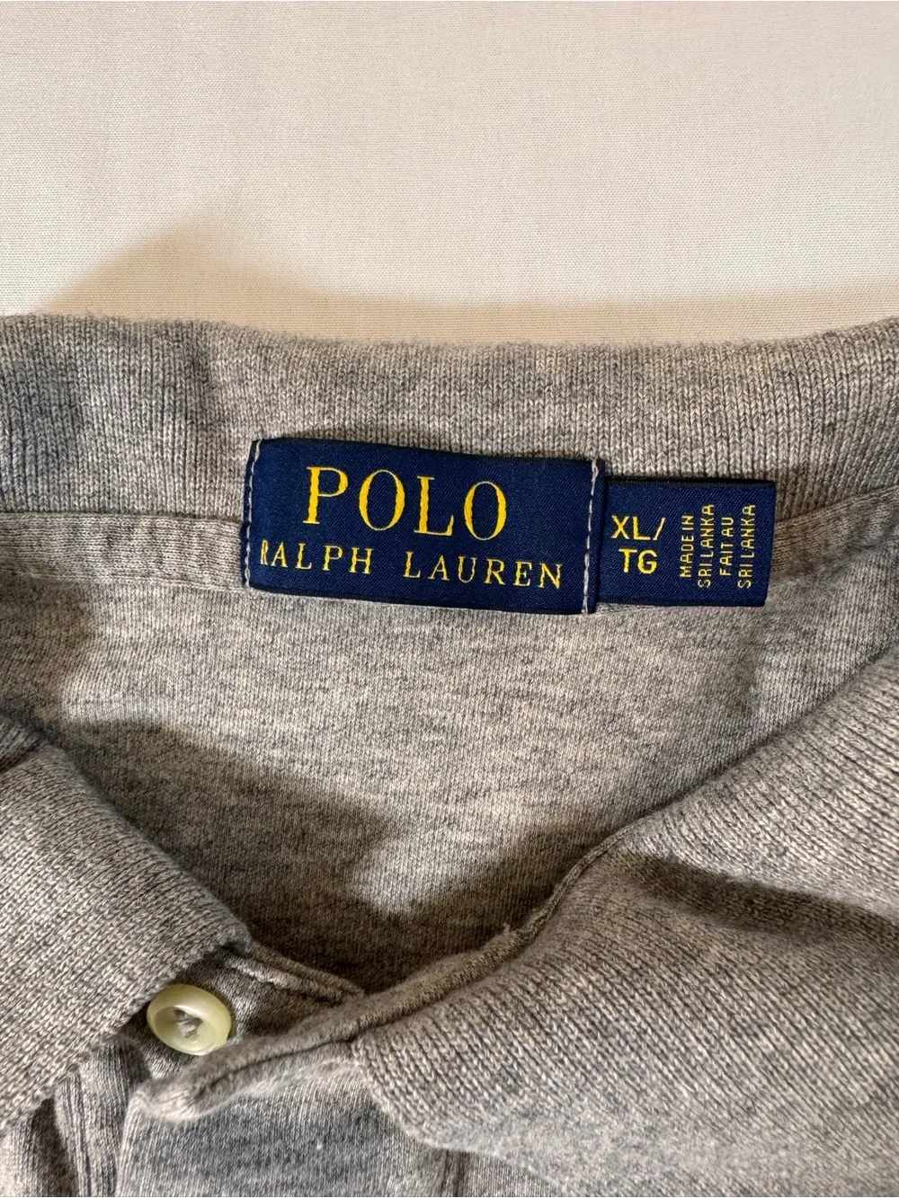 Polo Ralph Lauren Men's Grey Polo Shirt